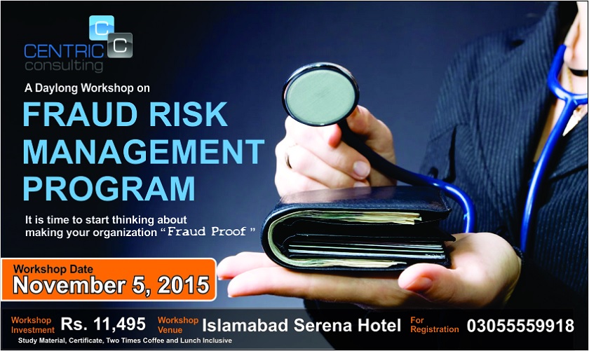 A Day Long Workshop on Fraud Risk Management Program